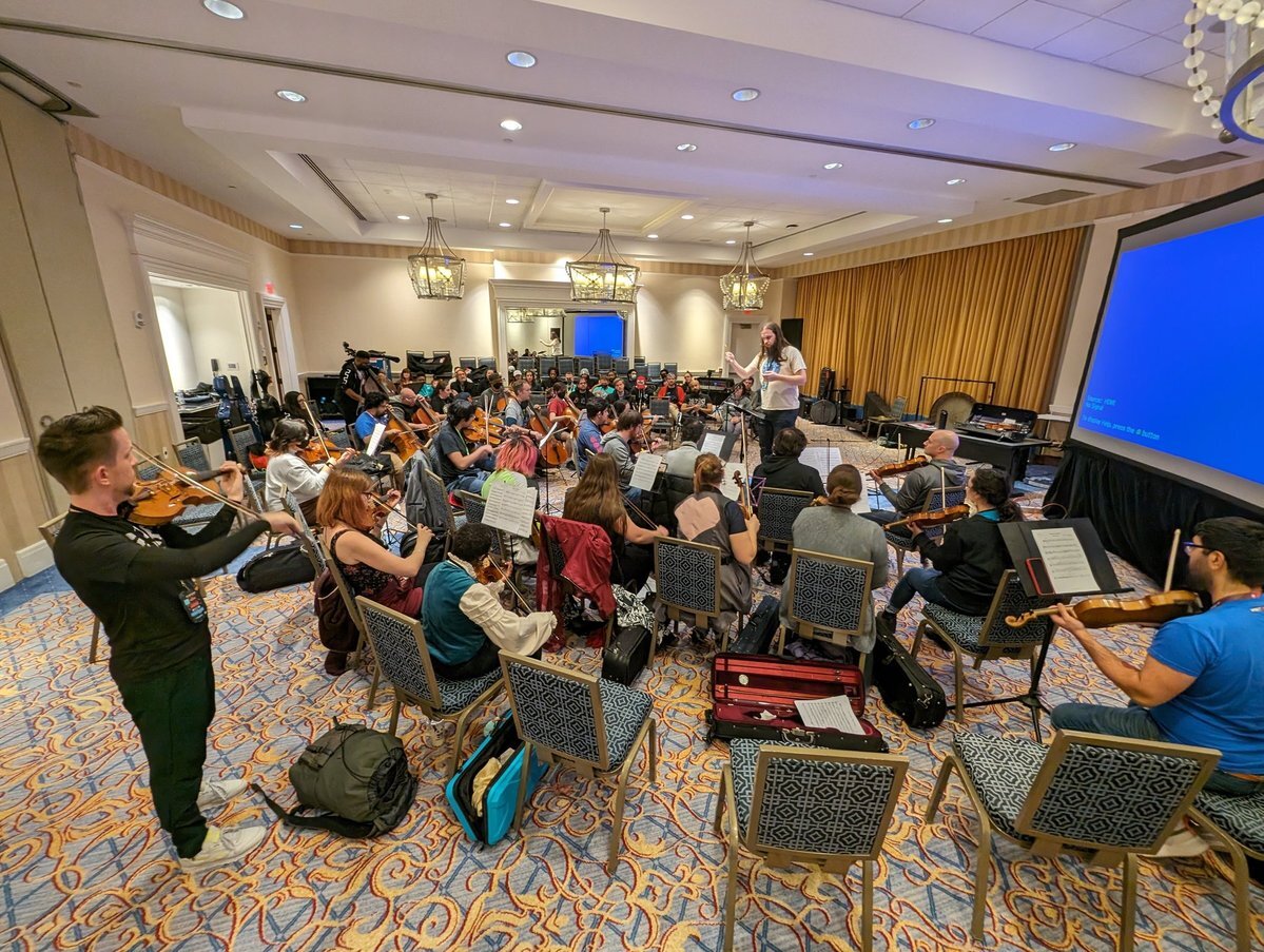 Triforce Quartet teaching students